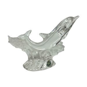 Lenox Fine Crystal Dolphin Figurine Collectible VTG 1995 "The Glorious Dolphin"